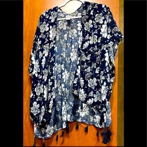 Maurice’s kimono with Pom/fringe detail